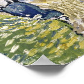 Kerk in Auvers door Van Gogh schilderende kunst Poster (Hoek)