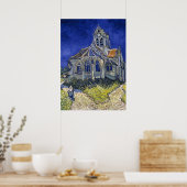 Kerk in Auvers door Van Gogh schilderende kunst Poster (Keuken)