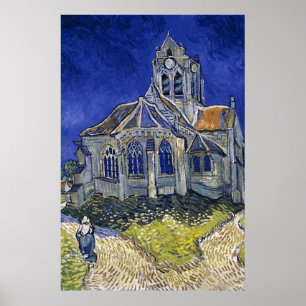 Kerk in Auvers door Van Gogh schilderende kunst Poster