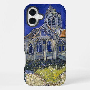 Kerk in Auvers door Van Gogh Schilderkunst iPhone 16 Plus Hoesje