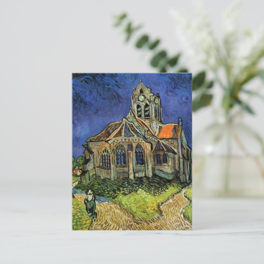 Kerk in Auvers door Vincent van Gogh Briefkaart (Staand voorkant)