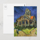 Kerk in Auvers door Vincent van Gogh Briefkaart (Voorkant / Achterkant)