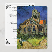 Kerk in Auvers door Vincent van Gogh Bruiloft Kaart (Voorkant / Achterkant)