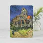 Kerk in Auvers door Vincent van Gogh Bruiloft Kaart (Staand voorkant)