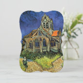 Kerk in Auvers door Vincent van Gogh Bruiloft Kaart (Staand voorkant)