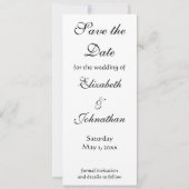 Kerk in Auvers door Vincent van Gogh Bruiloft Save The Date (Achterkant)