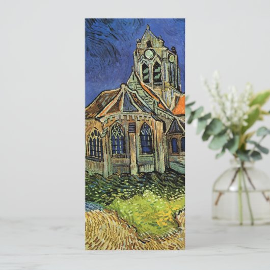 Kerk in Auvers door Vincent van Gogh Bruiloft Save The Date (Staand voorkant)
