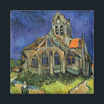 Kerk in Auvers door Vincent van Gogh Magneet<br><div class="desc">De kerk in Auvers door Vincent van Gogh is een kunstschilderij van de impressionistische architectuur. Een buitenste uitzicht van een kerk met gekleurde glazen ramen en een figuur die langs een steenpad naar de kapel loopt. Over de kunstenaar: Vincent Willem van Gogh (1853-1890) was een van de beroemdste Post Impressionist...</div>