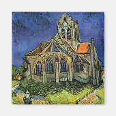 Kerk in Auvers door Vincent van Gogh Magneet (Voorkant)