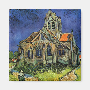 Kerk in Auvers door Vincent van Gogh Magneet