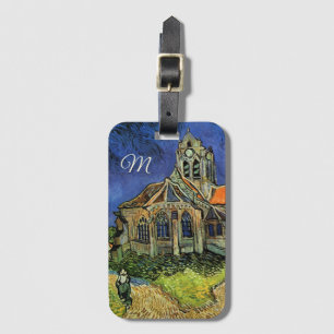 Kerk in Auvers-sur-Oise door Vincent van Gogh Bagagelabel