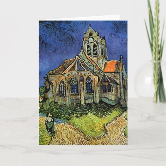 Kerk in Auvers-sur-Oise door Vincent van Gogh Kaart (Voorkant)
