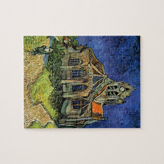 Kerk in Auvers-sur-Oise door Vincent van Gogh Legpuzzel (Horizontaal)