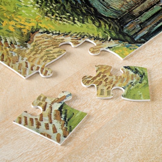 Kerk in Auvers-sur-Oise door Vincent van Gogh Legpuzzel (Zijkant)