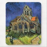 Kerk in Auvers-sur-Oise door Vincent van Gogh Muismat<br><div class="desc">De kerk in Auvers door Vincent van Gogh is een kunstschilderij van de impressionistische architectuur. Een buitenste uitzicht van een kerk met gekleurde glazen ramen en een figuur die langs een steenpad naar de kapel loopt. Over de kunstenaar: Vincent Willem van Gogh (1853-1890) was een van de beroemdste Post Impressionist...</div>