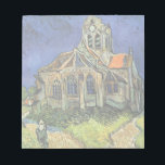 Kerk in Auvers-sur-Oise door Vincent van Gogh Notitieblok<br><div class="desc">De kerk in Auvers door Vincent van Gogh is een kunstschilderij van de impressionistische architectuur. Een buitenste uitzicht van een kerk met gekleurde glazen ramen en een figuur die langs een steenpad naar de kapel loopt. Over de kunstenaar: Vincent Willem van Gogh (1853-1890) was een van de beroemdste Post Impressionist...</div>