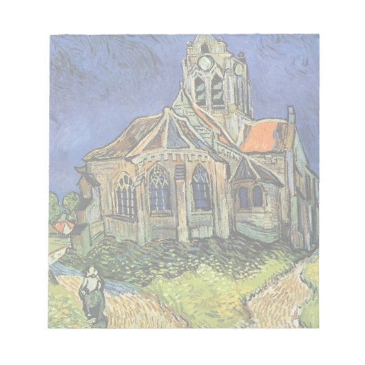Kerk in Auvers-sur-Oise door Vincent van Gogh Notitieblok (Voorkant)