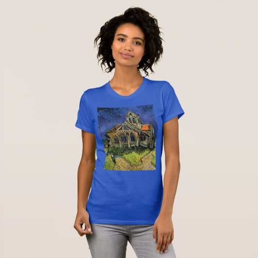 Kerk in Auvers-sur-Oise door Vincent van Gogh T-shirt (Voorkant volledig)