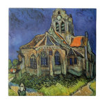 Kerk in Auvers-sur-Oise door Vincent van Gogh Tegeltje<br><div class="desc">De kerk in Auvers door Vincent van Gogh is een kunstschilderij van de impressionistische architectuur. Een buitenste uitzicht van een kerk met gekleurde glazen ramen en een figuur die langs een steenpad naar de kapel loopt. Over de kunstenaar: Vincent Willem van Gogh (1853-1890) was een van de beroemdste Post Impressionist...</div>