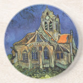 Kerk in Auvers-sur-Oise door Vincent van Gogh Zandsteen Onderzetter (Voorkant)