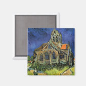 Kerk in Auvers van Vincent van Gogh Magneet (Voorkant / Achterkant)