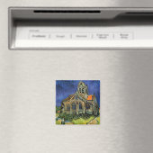 Kerk in Auvers van Vincent van Gogh Magneet (Insitu (Vaatwasser))