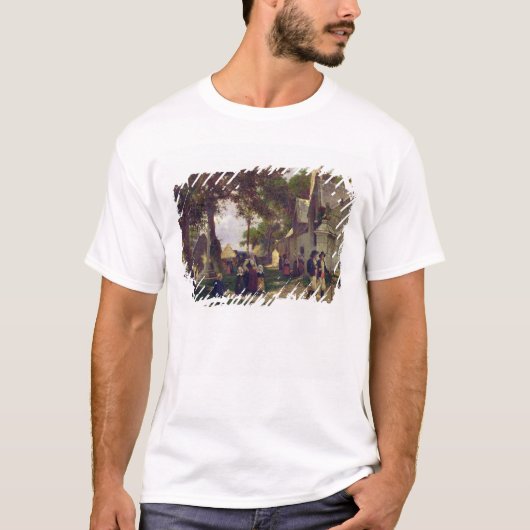 Kerk in Bretagne T-shirt (Voorkant)