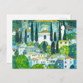 Kerk in Cassone Gustav Klimt Briefkaart (Voorkant / Achterkant)