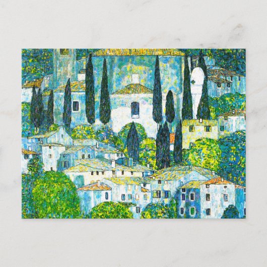 Kerk in Cassone Gustav Klimt Briefkaart (Voorkant)