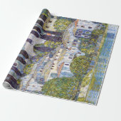 Kerk in Cassone, Gustav Klimt Cadeaupapier (Uitgerold)