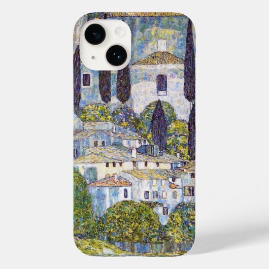 Kerk in Cassone, Gustav Klimt Case-Mate iPhone Case (Achterkant)