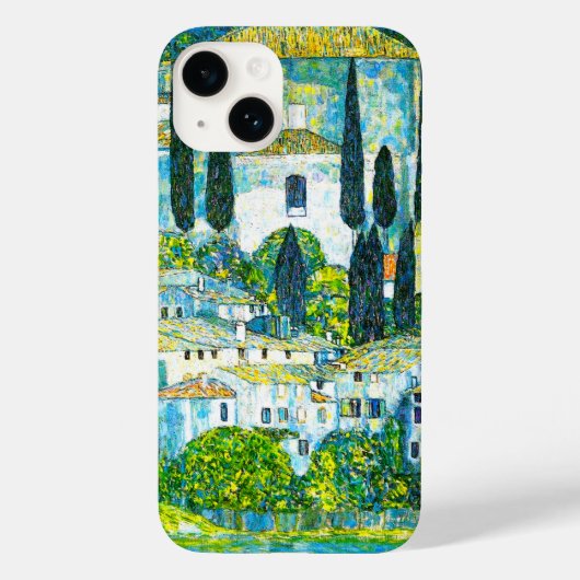 Kerk in Cassone Gustav Klimt Case-Mate iPhone Case (Achterkant)