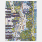 Kerk in Cassone, Gustav Klimt Fleece Deken (Voorkant)