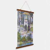 Kerk in Cassone, Gustav Klimt Hangend Wandkleed (Gebogen)