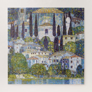 Kerk in Cassone, Gustav Klimt Legpuzzel