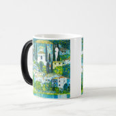 Kerk in Cassone Gustav Klimt Magische Mok (Voorkant links)