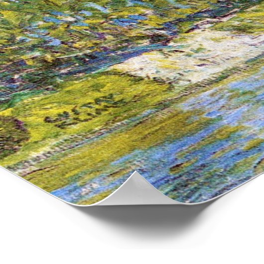 Kerk in Cassone, Gustav Klimt Poster (Hoek)