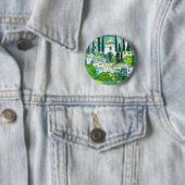 Kerk in Cassone Gustav Klimt Ronde Button 5,7 Cm (In situ)