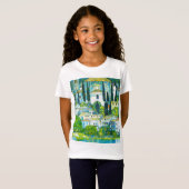 Kerk in Cassone Gustav Klimt T-shirt (Voorkant volledig)