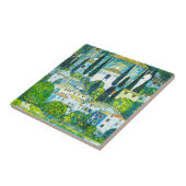 Kerk in Cassone Gustav Klimt Tegeltje (Zijkant)