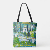 Kerk in Cassone Gustav Klimt Tote Bag (Achterkant)