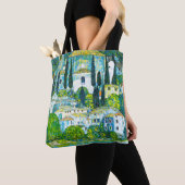 Kerk in Cassone Gustav Klimt Tote Bag (Dichtbij)