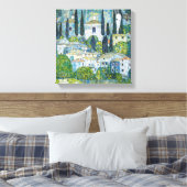 Kerk in Cassone van Gustav Klimt Canvas Afdruk (Insitu (Slaapkamer))