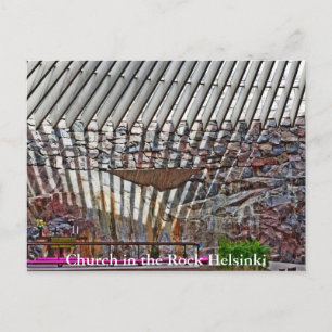 Kerk in de Rock Helsinki Briefkaart