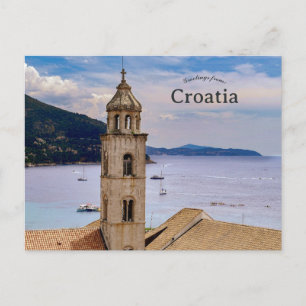 Kerk in Dubrovnik Kroatië Briefkaart