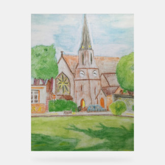 Kerk in Essex Acryl Bord