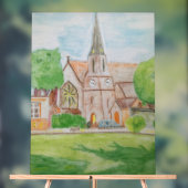 Kerk in Essex Acryl Bord (Neutraal)