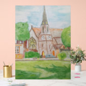 Kerk in Essex Acryl Bord (Huwelijk)
