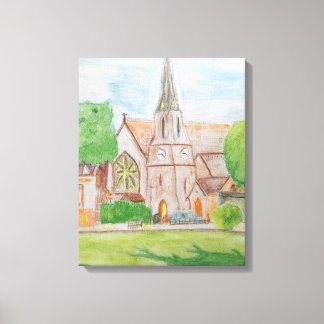 Kerk in Essex Canvas Afdruk