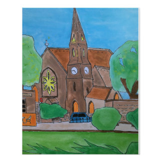 Kerk in Essex / Southend Perfect Poster